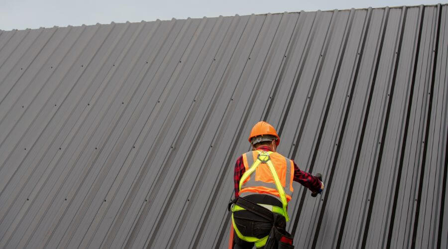 Professional metal roof installation services in Essex, MT